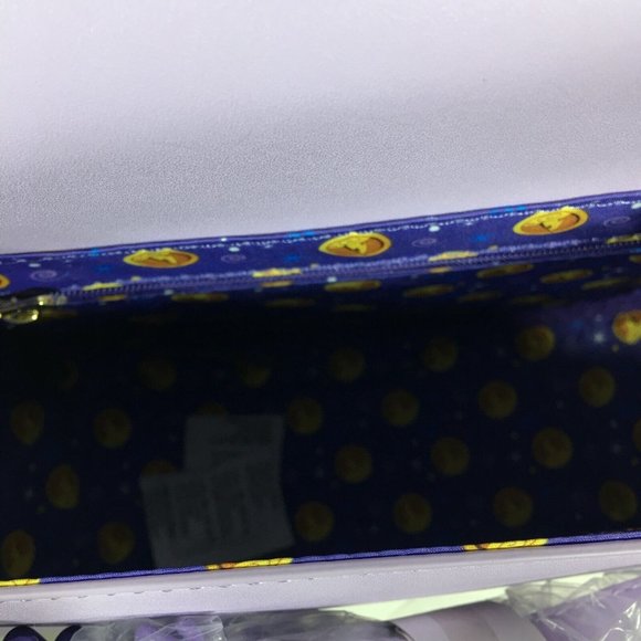 Loungefly Disney Hercules Muses Cloud Crossbody Bag Purple - Picture 12 of 14